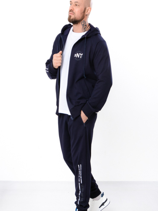 Костюм чоловічий спортивний на блискавці, Темно-синій Носи Своє (8092-057-33) модель 8092-057-33-chornilxno-sinj-ny Фото