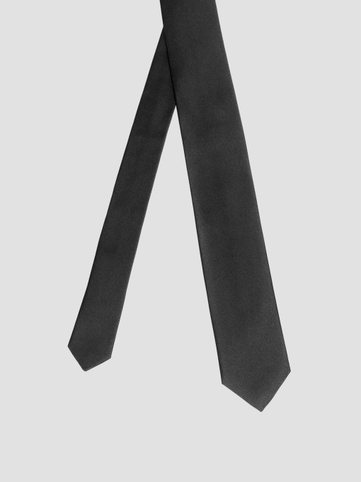 Мужской черный шелковый галстук модель 500198.805100;990 Фото