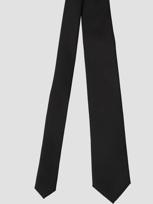 Мужской черный шелковый галстук модель 561160.805100;990 Фото