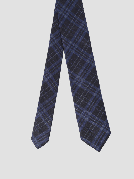 Мужской синий шелковый галстук модель 591170.805100;690 Фото