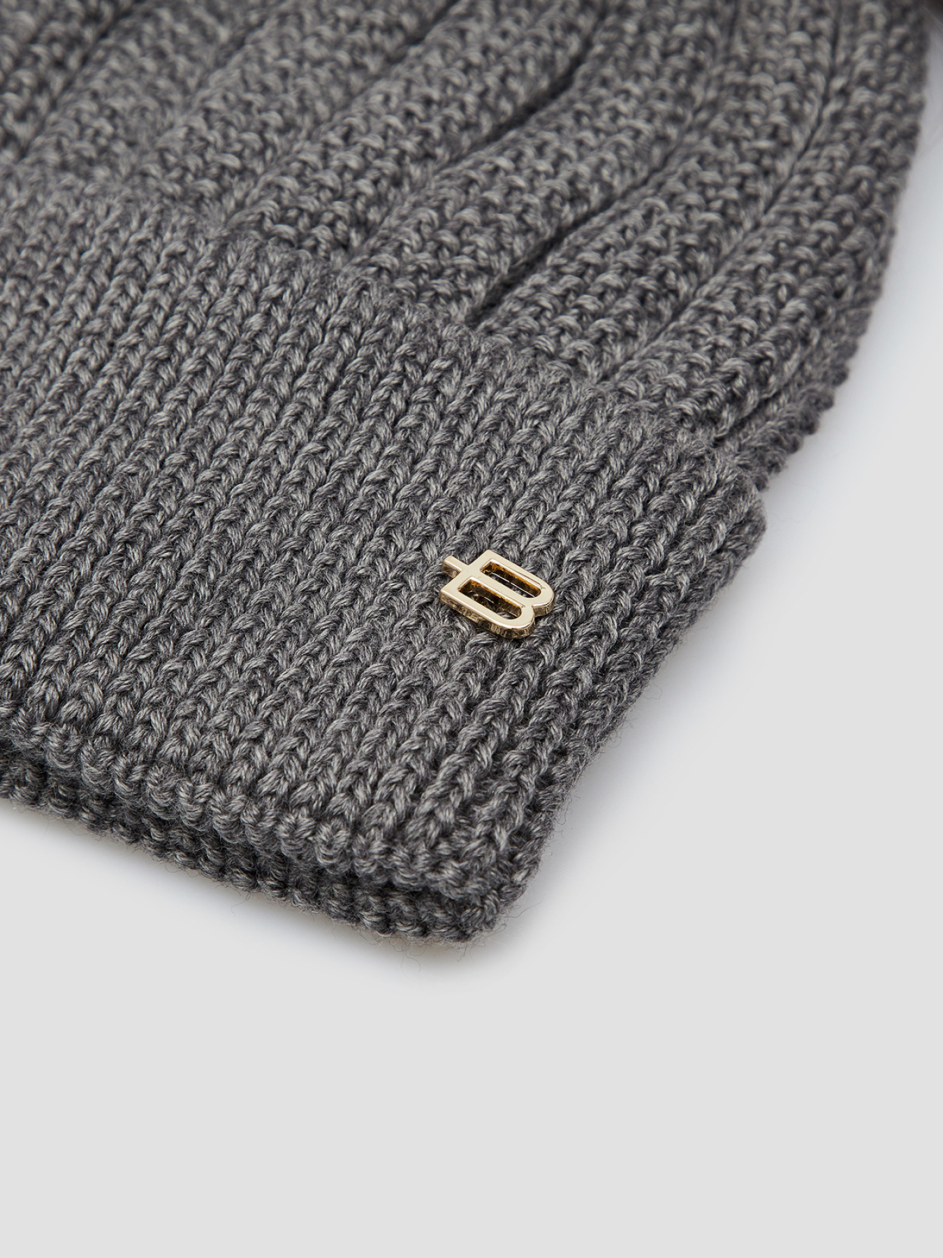 Женская серая шерстяная шапка модель L3B020XXMSLA;0700 Фото