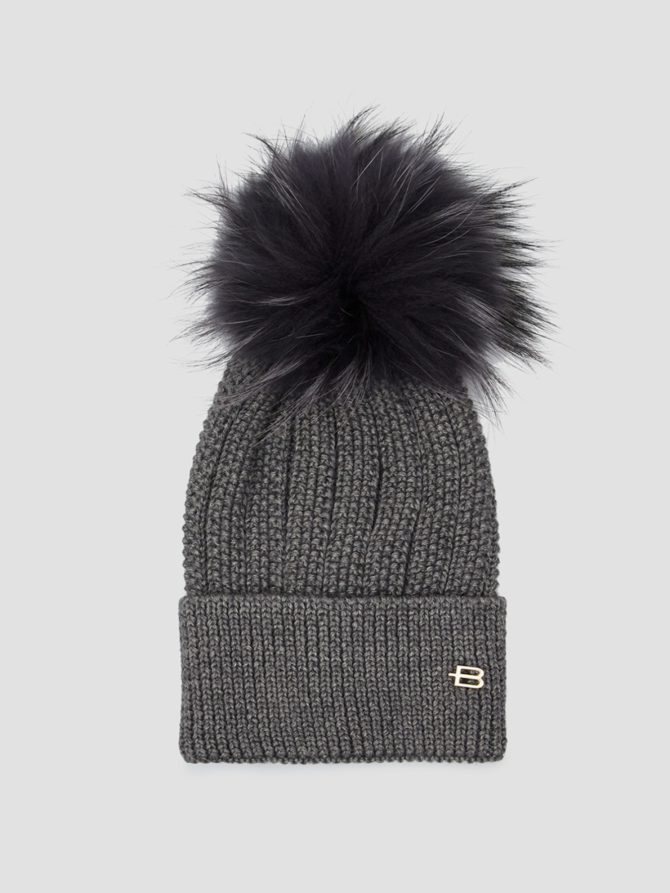 Женская серая шерстяная шапка модель L3B020XXMSLA;0700 Фото