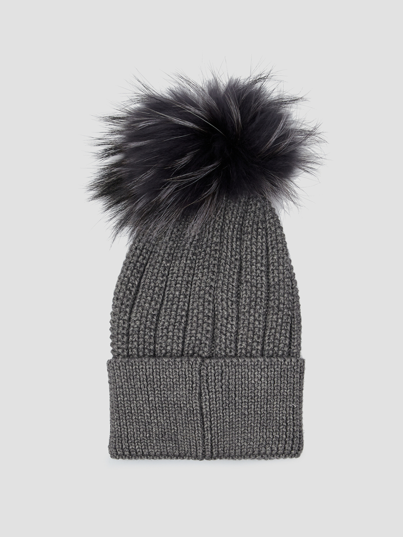 Женская серая шерстяная шапка модель L3B020XXMSLA;0700 Фото