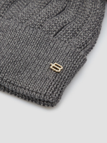 Женская серая шерстяная шапка модель L3B020XXMSLA;0700 Фото