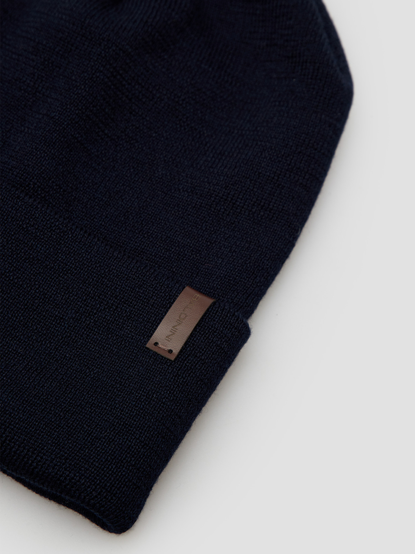 Мужская темно-синяя шерстяная шапка модель M3B024XXMSLA;1515 Фото