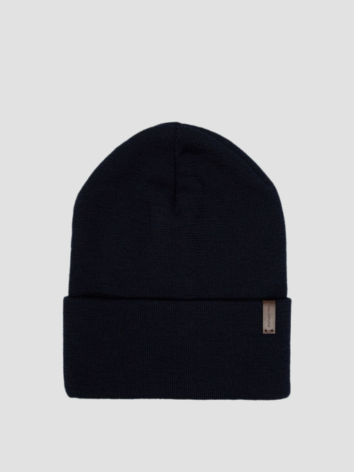 Чоловіча темно-синя вовняна шапка модель M3B024XXMSLA;1515 Фото
