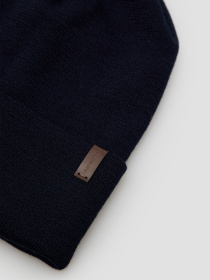 Мужская темно-синяя шерстяная шапка модель M3B024XXMSLA;1515 Фото