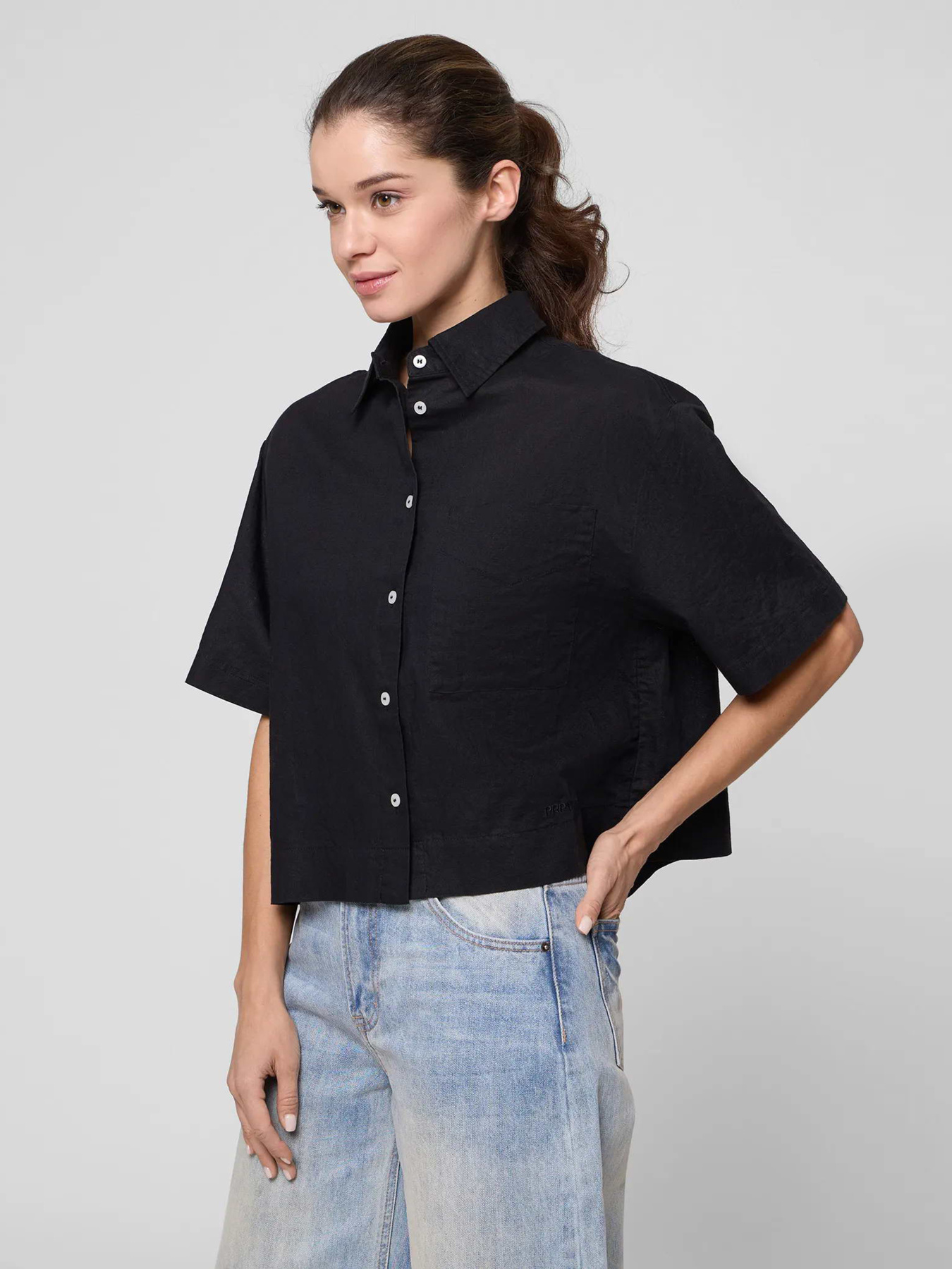 Рубашка с коротким рукавом модель PWCSTANN0037 Фото