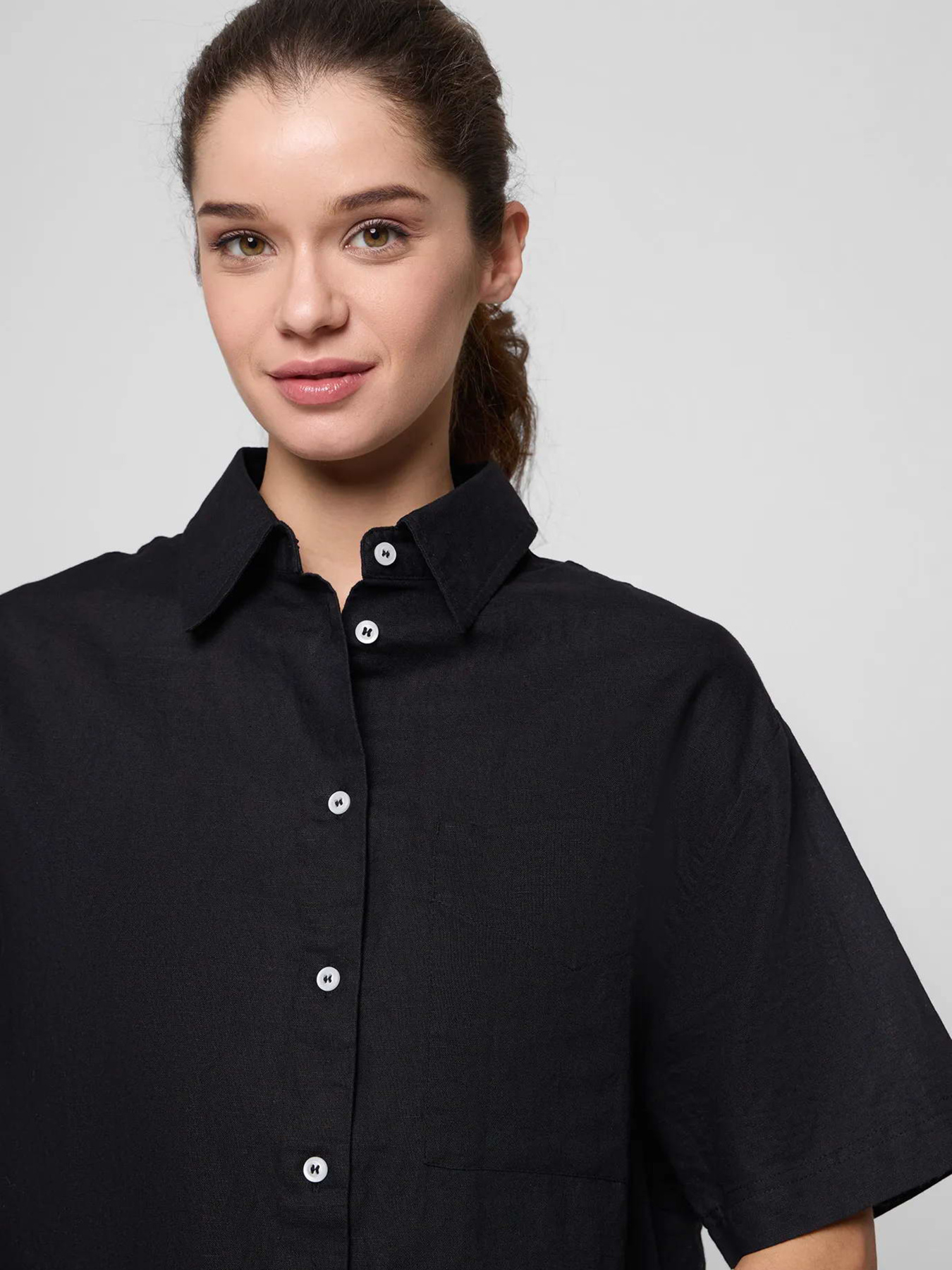 Рубашка с коротким рукавом модель PWCSTANN0037 Фото