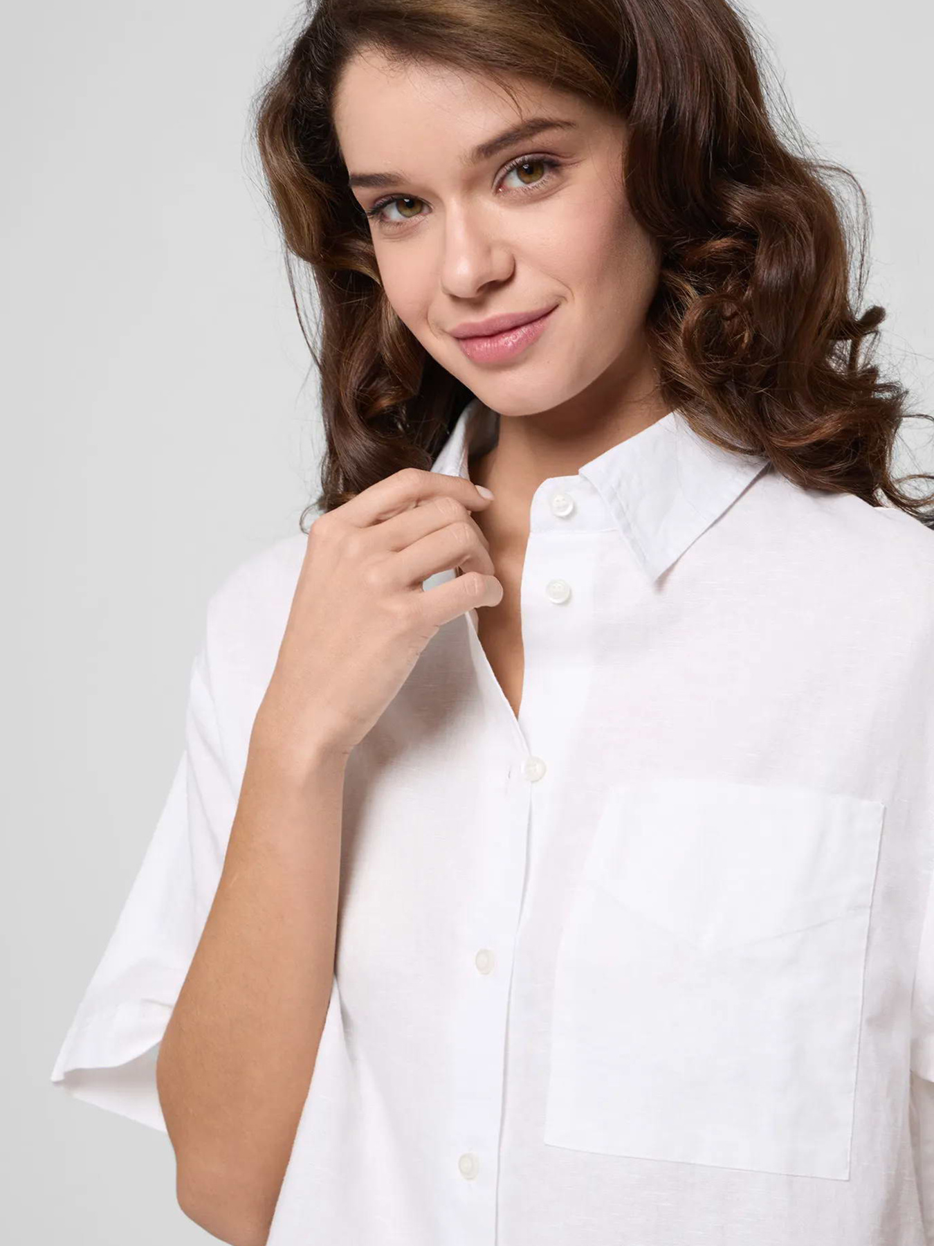 Рубашка с коротким рукавом модель PWCSTANN0037 Фото