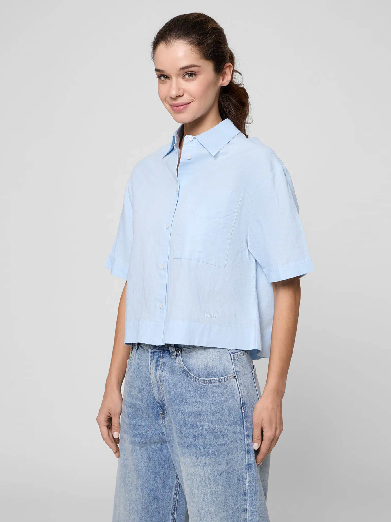 Рубашка с коротким рукавом модель PWCSTANN0037 Фото