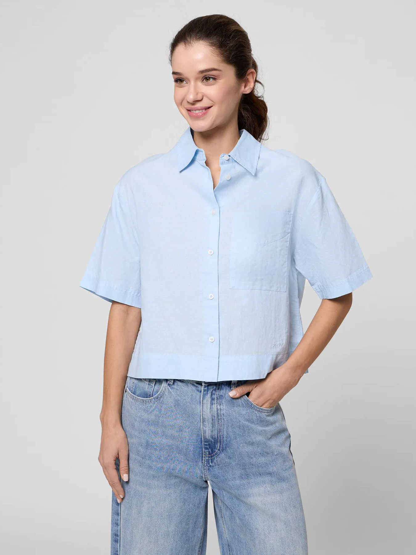 Рубашка с коротким рукавом модель PWCSTANN0037 Фото