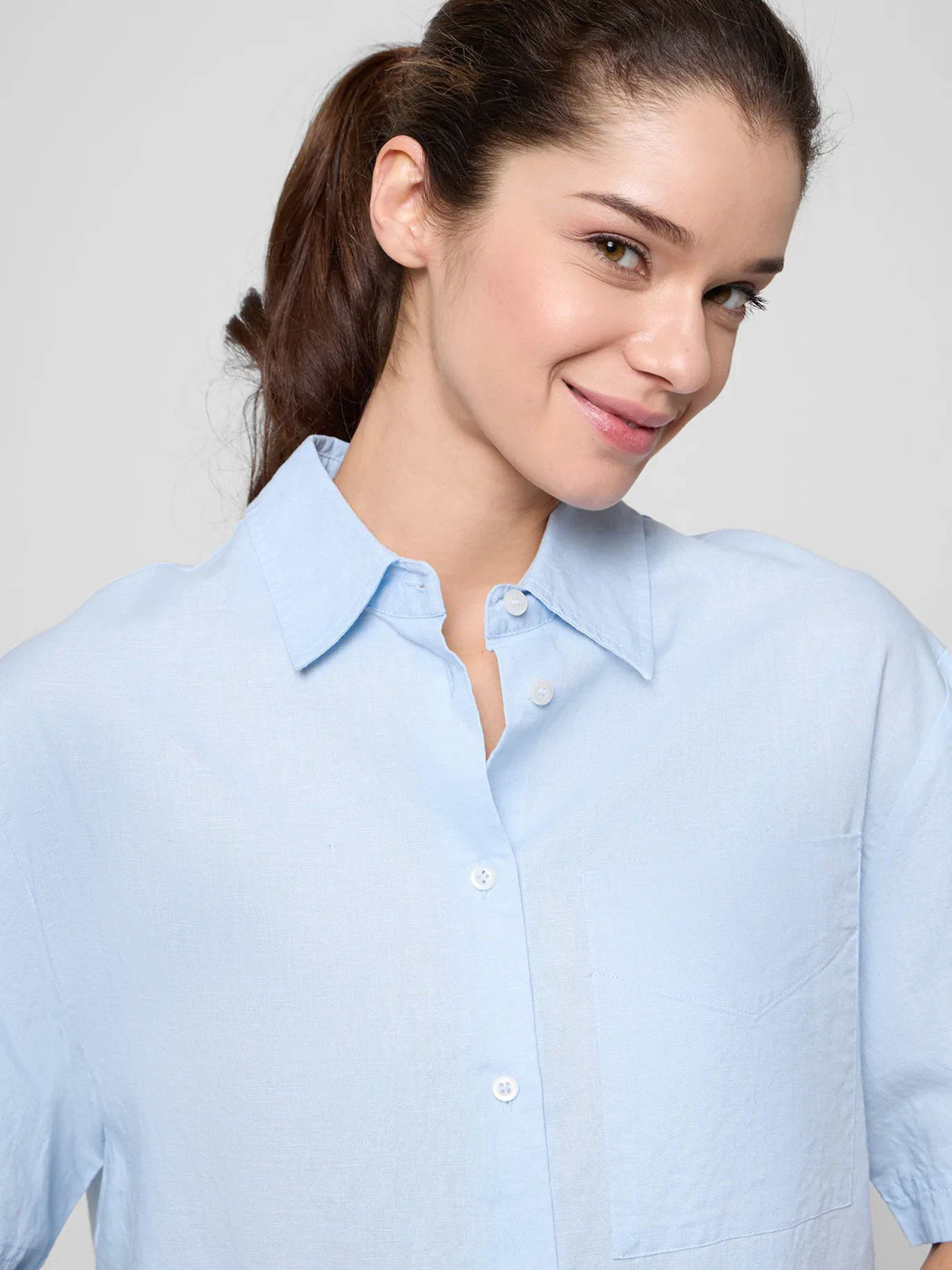 Рубашка с коротким рукавом модель PWCSTANN0037 Фото