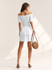 Платья ISSA Plus модель SA-718_белый Фото