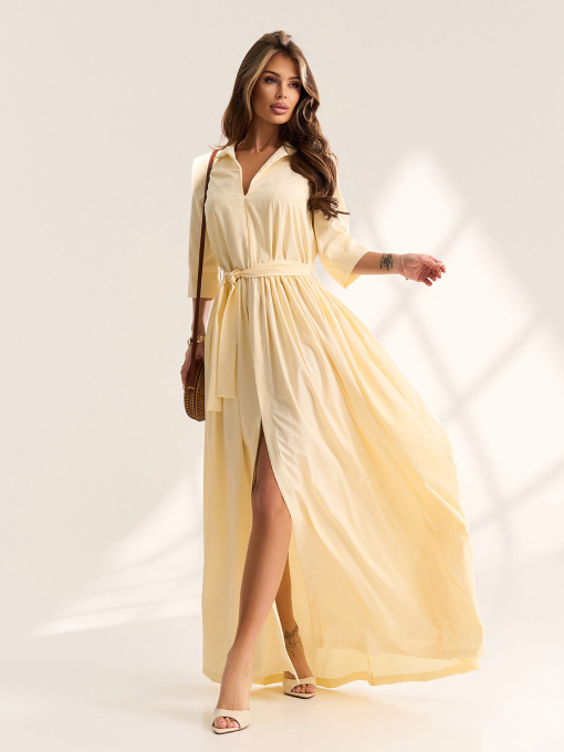 Платья ISSA Plus модель 13006_желтый Фото