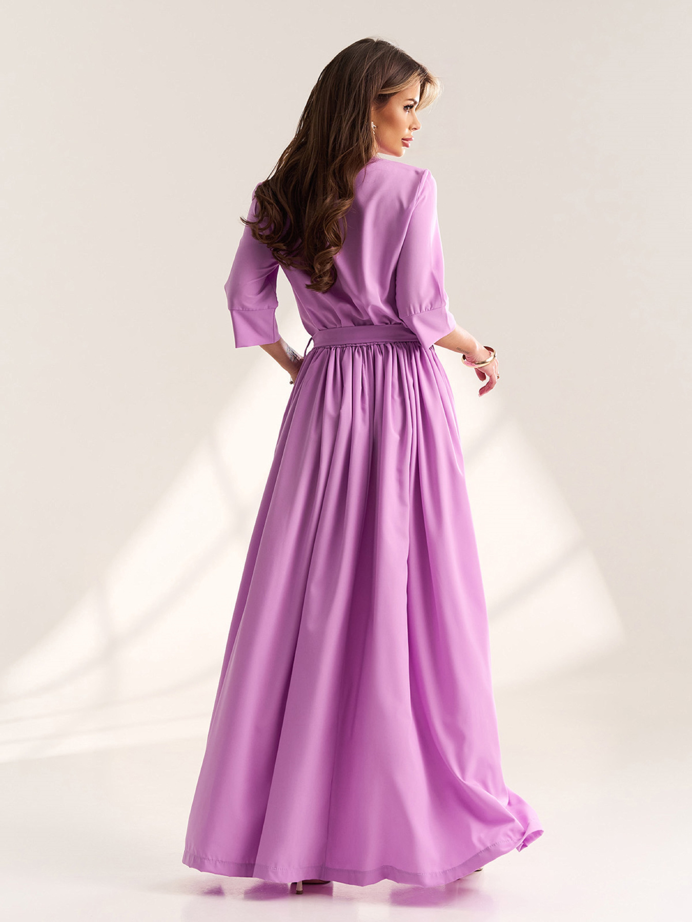 Платья ISSA Plus модель 13006_сиреневый Фото