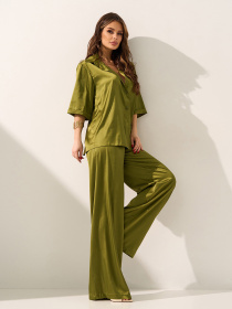 Костюмы ISSA Plus модель 14100_оливковый Фото