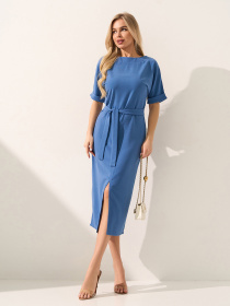 Сукні ISSA Plus модель 14809_голубой Фото