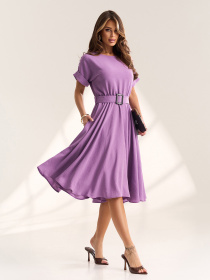Платья ISSA Plus модель 15568_сиреневый Фото