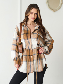 Рубашки модель 15573_коричневый Фото