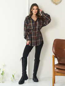 Рубашки ISSA Plus модель 15574_мультиколор Фото