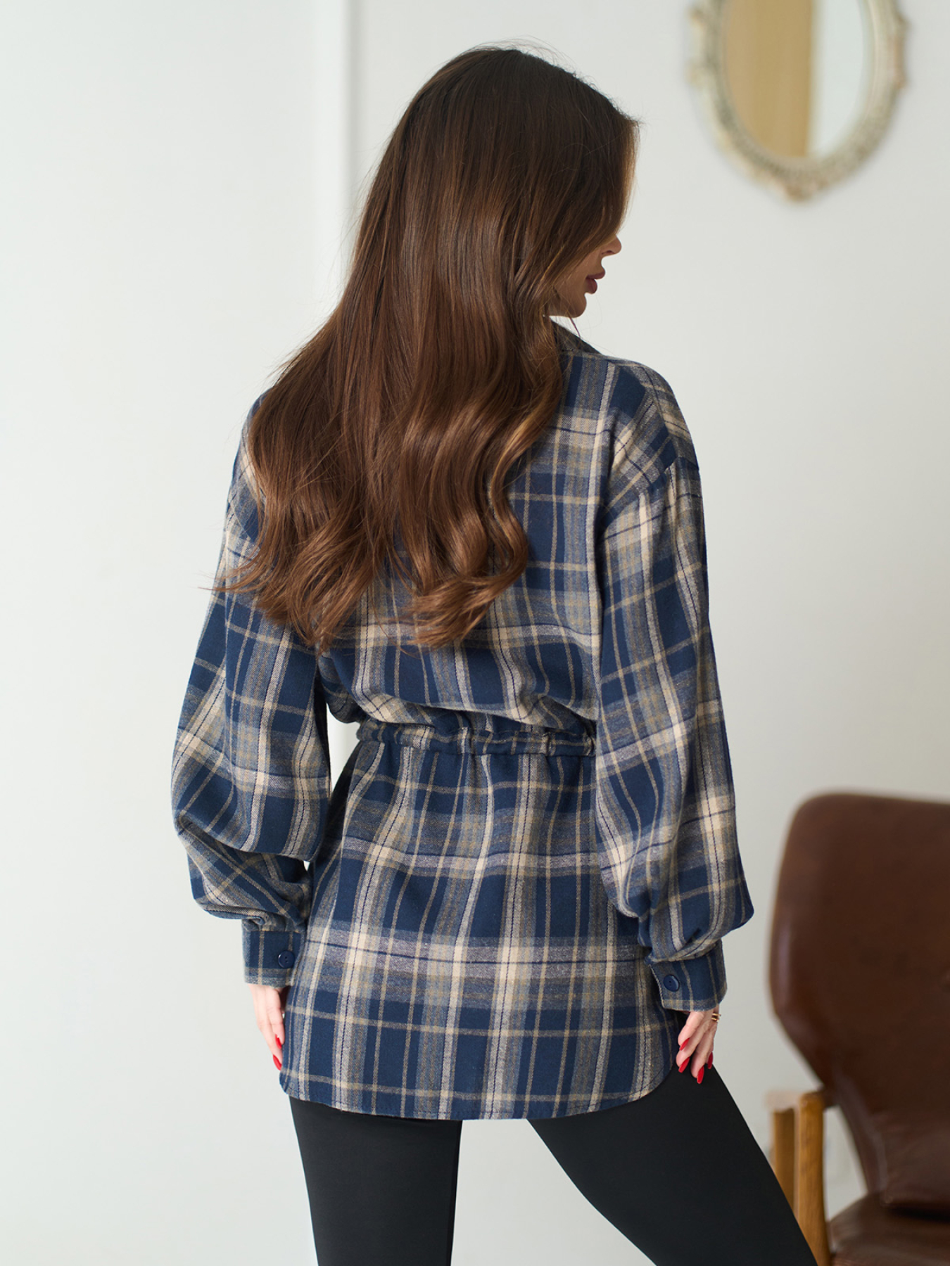 Рубашки ISSA Plus модель 15575_синий Фото