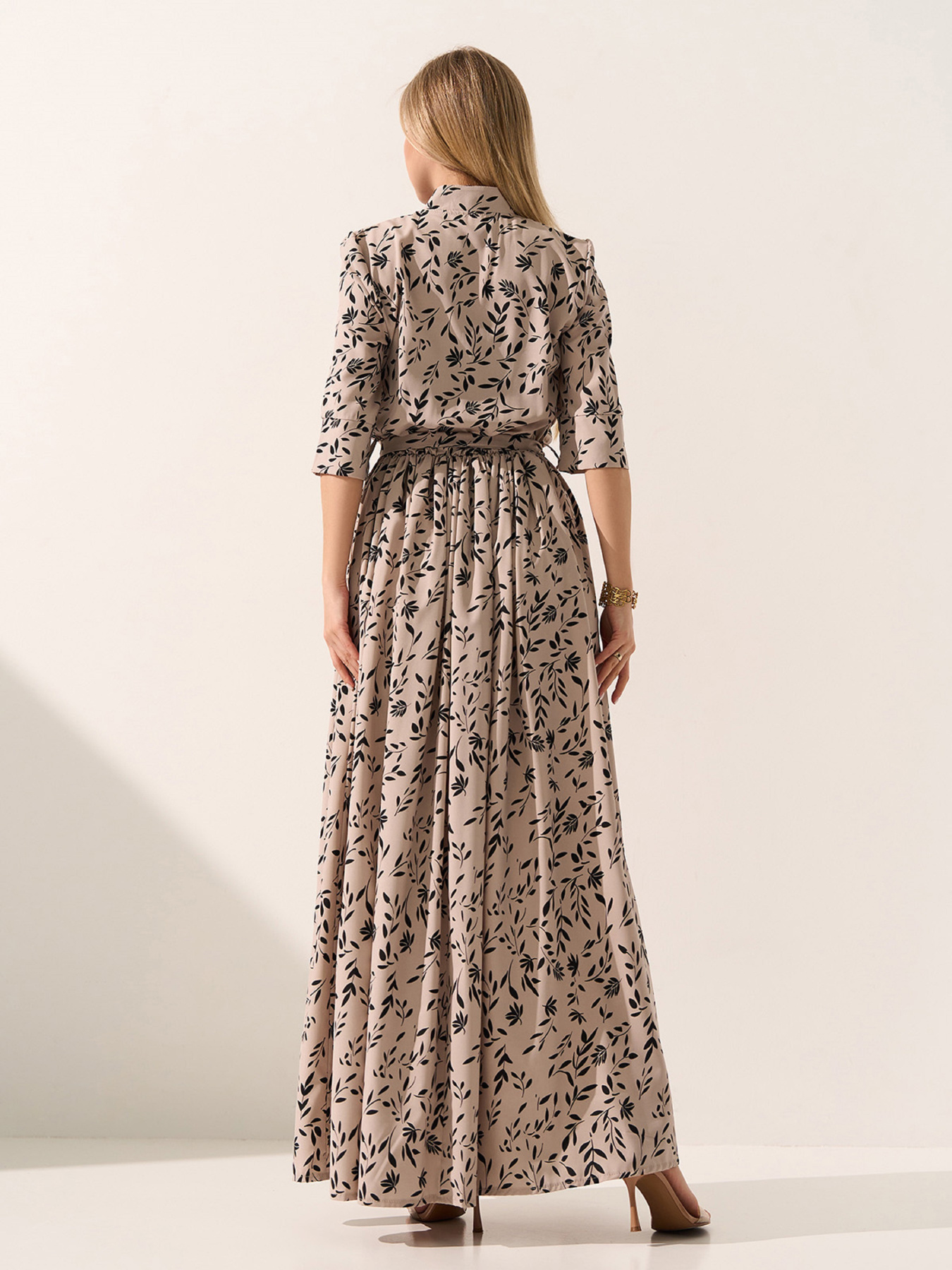 Платья ISSA Plus модель 15580_бежевый Фото