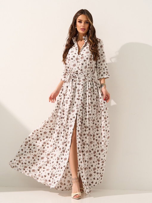 Платья ISSA Plus модель 15581_белый Фото