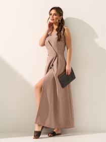 Сукні ISSA Plus модель 15583_коричневый Фото