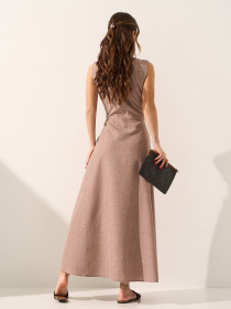 Сукні ISSA Plus модель 15583_коричневый Фото