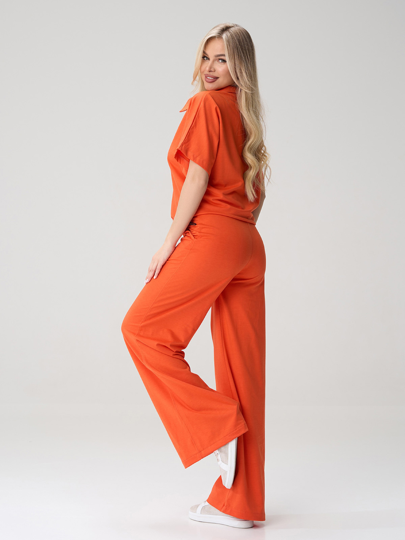 Костюмы ISSA Plus модель 15585_оранжевый Фото