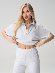 Костюмы ISSA Plus модель 15585_светло-серый Фото