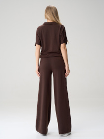 Костюмы ISSA Plus модель 15585_темно-коричневый Фото