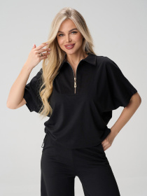 Костюмы ISSA Plus модель 15585_черный Фото