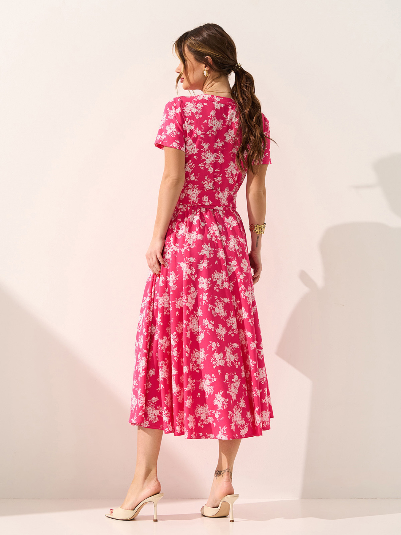 Платья ISSA Plus модель 15587_малиновый Фото