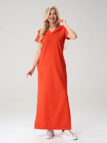 Платья ISSA Plus модель 15588_оранжевый Фото