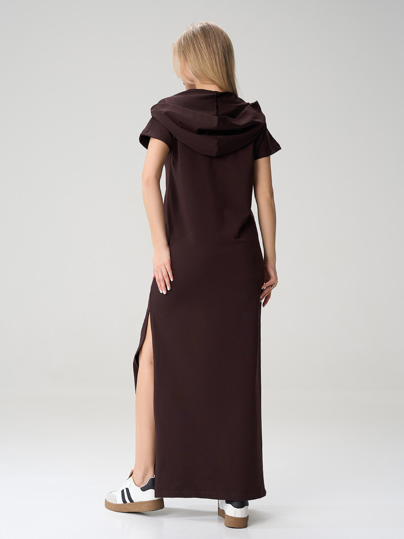 Платья ISSA Plus модель 15588_темно-коричневый Фото