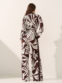 Костюмы ISSA Plus модель 15589_темно-коричневый Фото