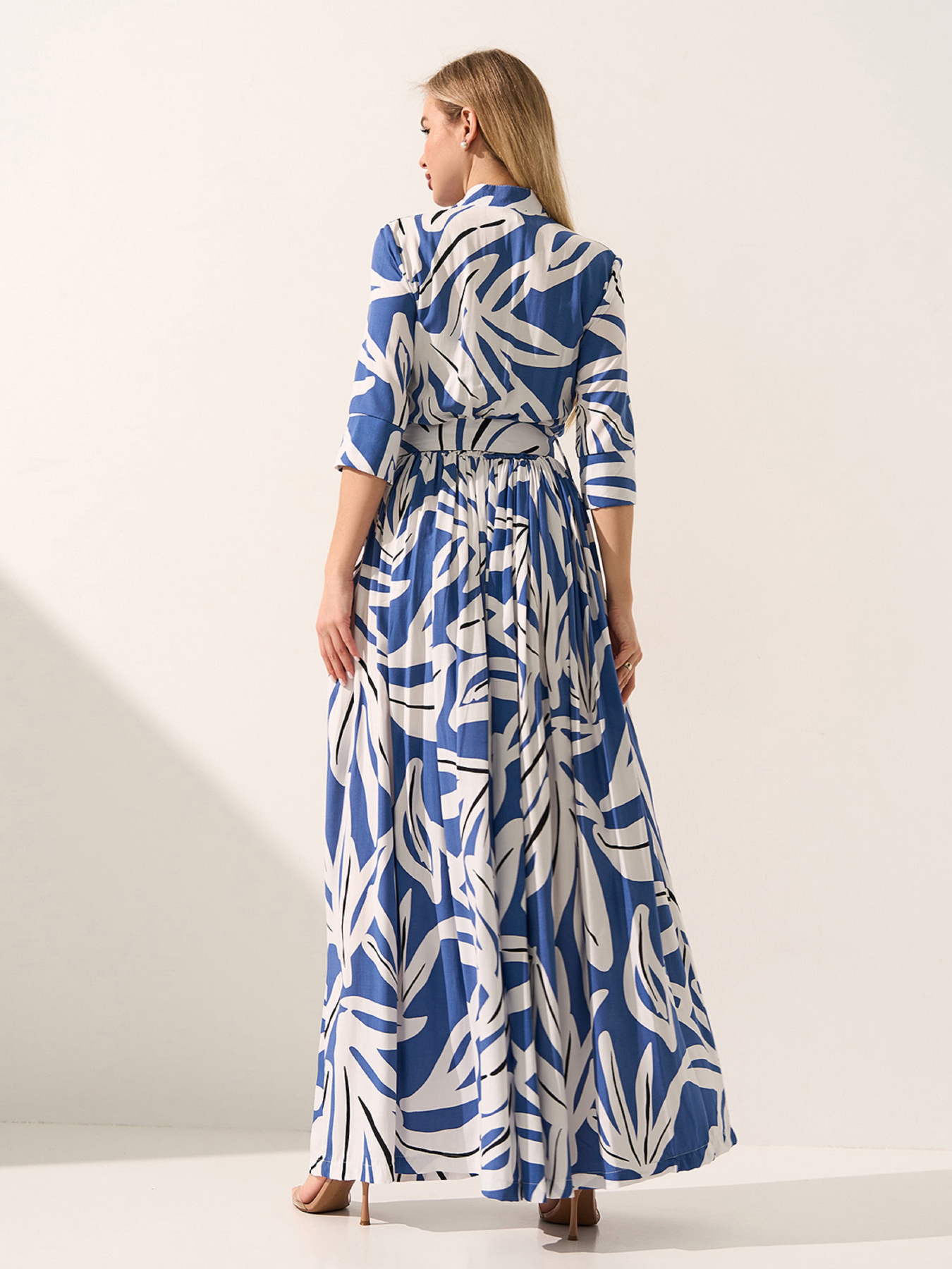 Платья ISSA Plus модель 15591_голубой Фото