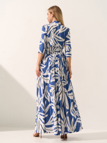 Платья ISSA Plus модель 15591_голубой Фото