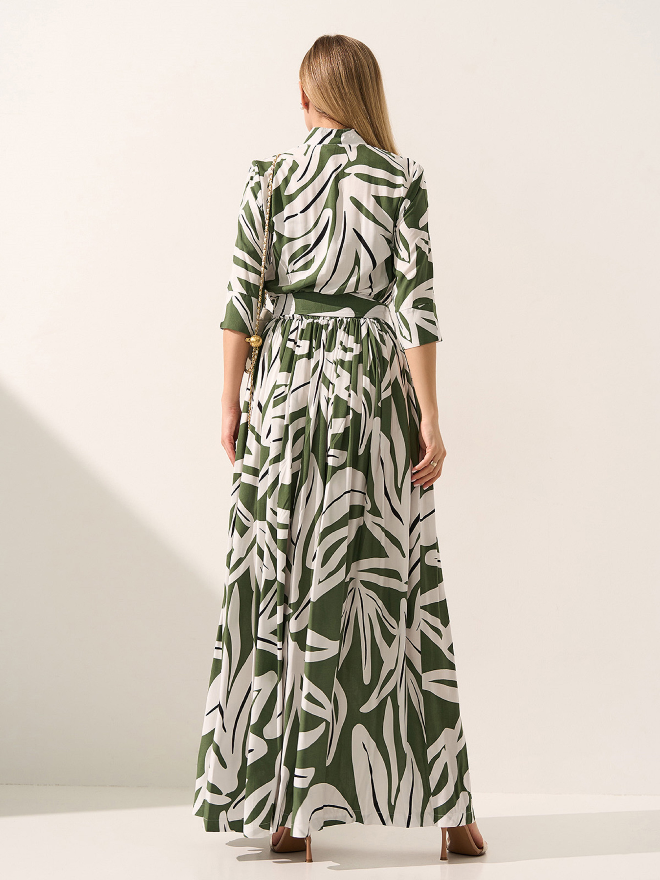 Платья ISSA Plus модель 15591_оливковый Фото