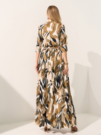 Платья ISSA Plus модель 15592_мультиколор Фото