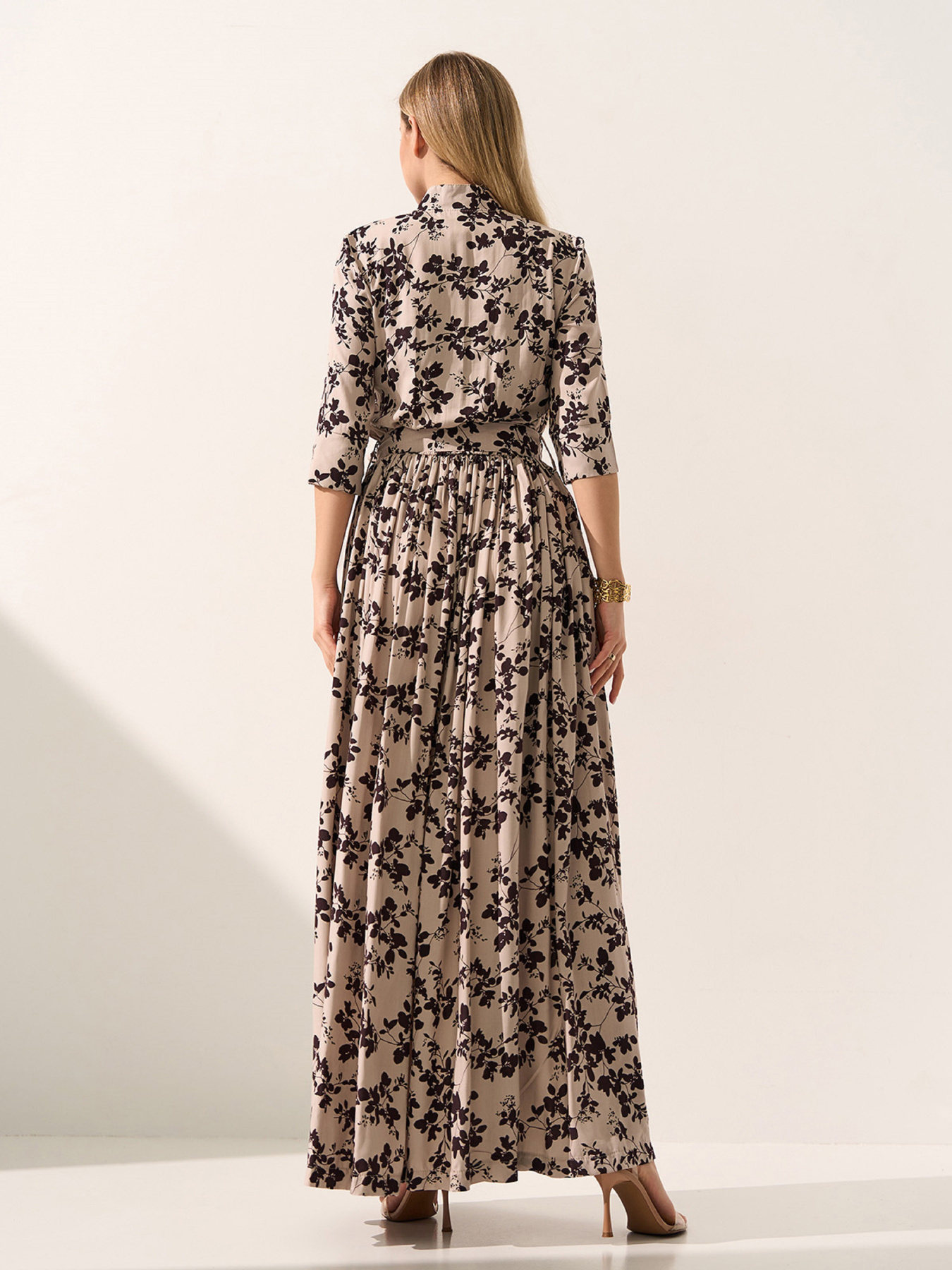 Платья ISSA Plus модель 15593_бежевый Фото