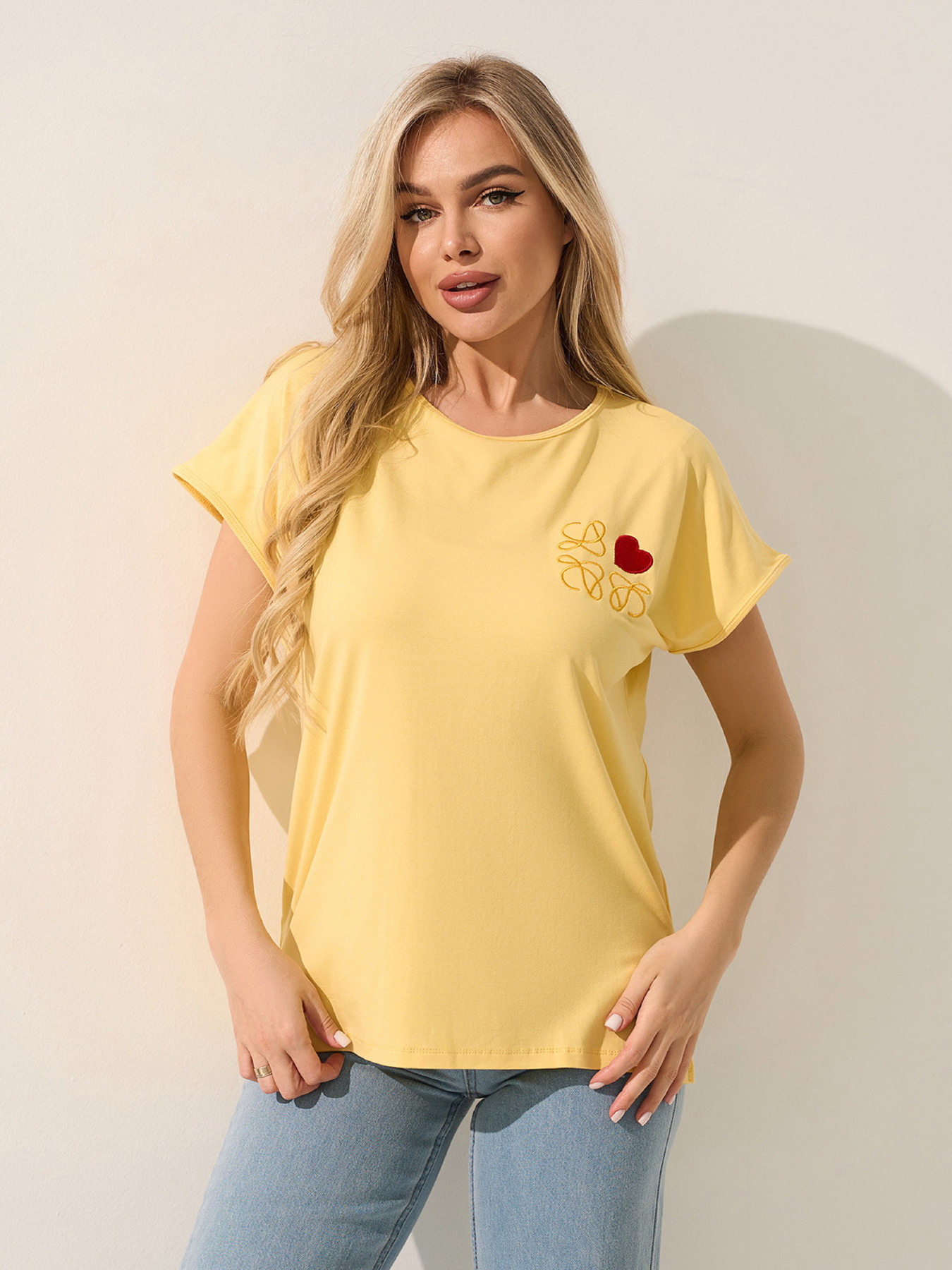 Футболки и поло ISSA Plus модель 15594_желтый Фото