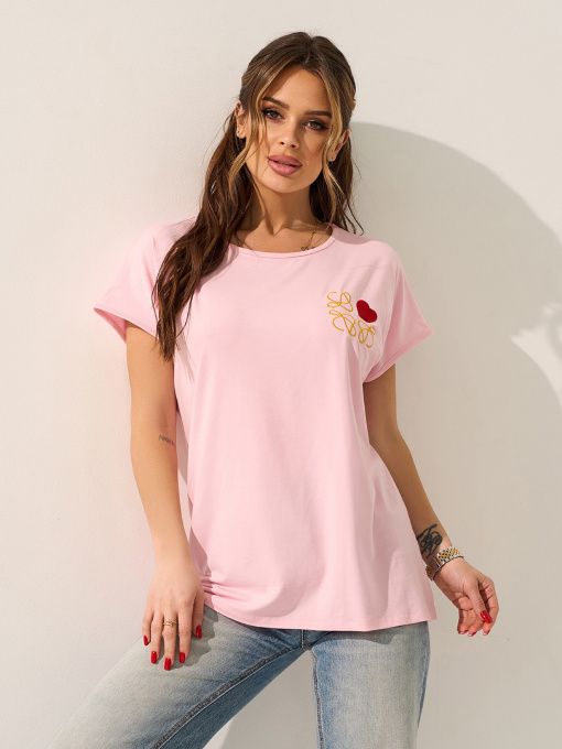 Футболки и поло ISSA Plus модель 15594_розовый Фото