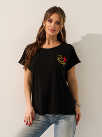 Футболки и поло ISSA Plus модель 15594_черный Фото