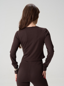 Худі та світшоти ISSA Plus модель 15595_темно-коричневый Фото