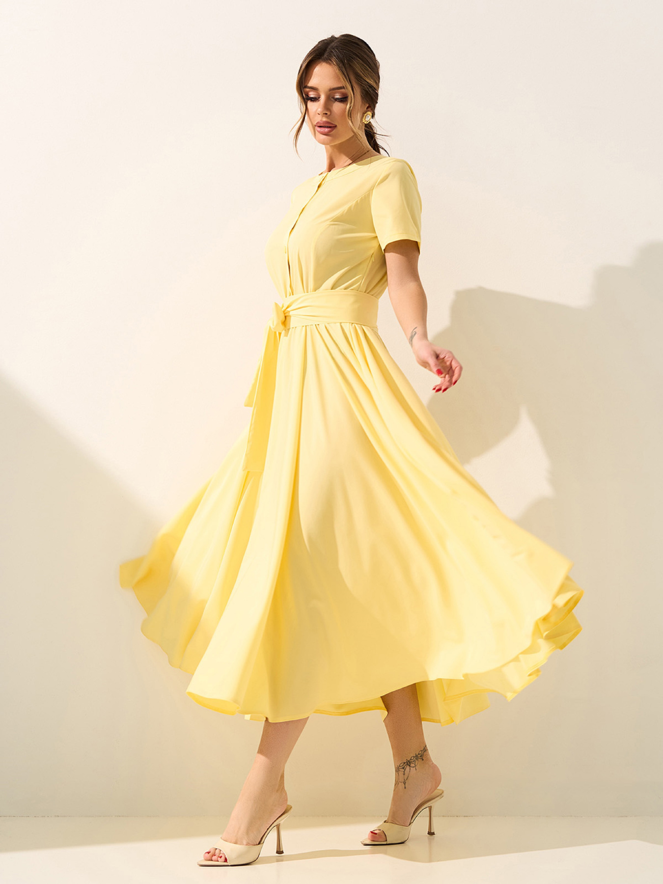 Платья ISSA Plus модель 15597_желтый Фото