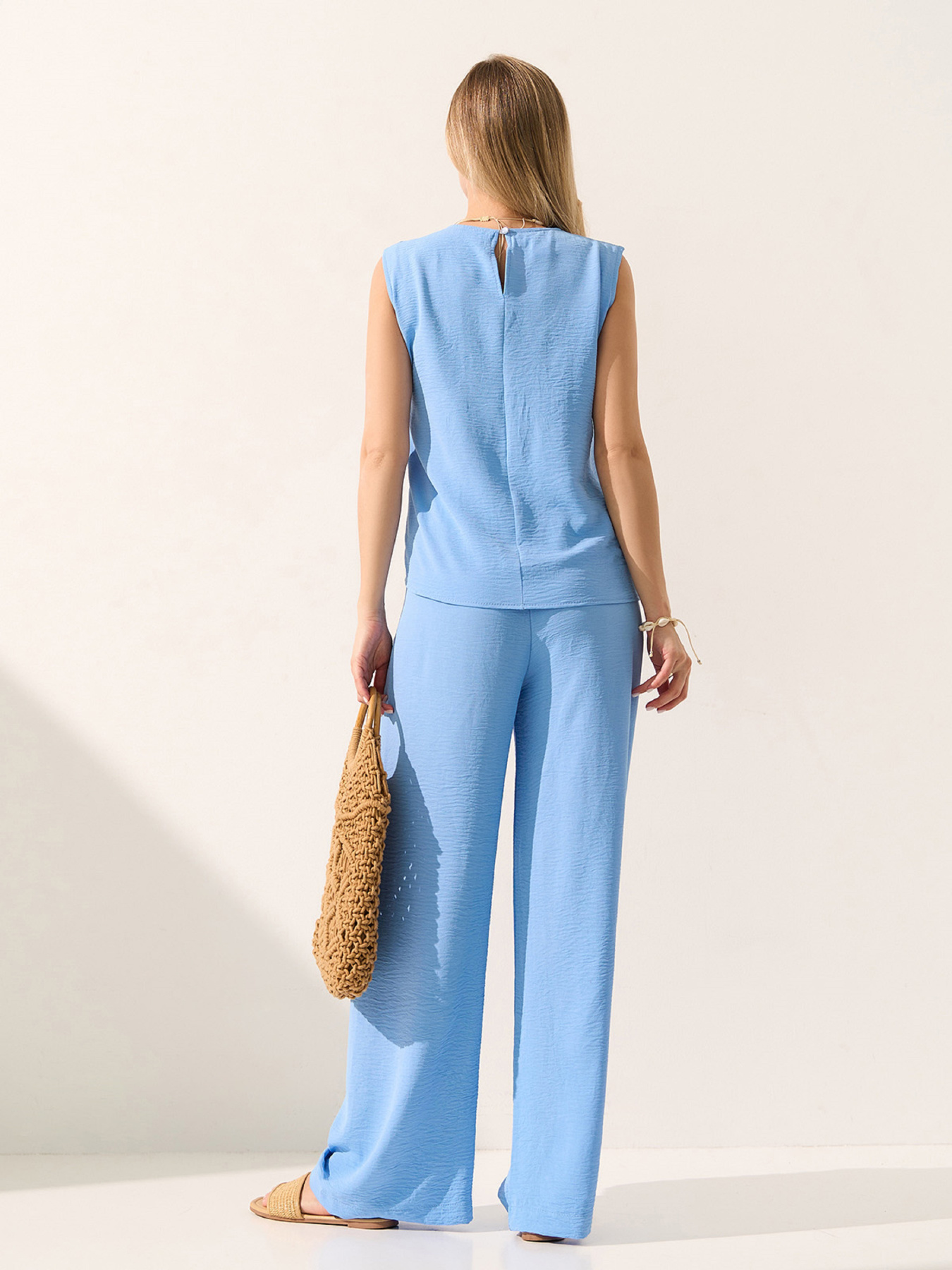 Костюмы ISSA Plus модель 15598_голубой Фото