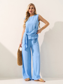 Костюмы ISSA Plus модель 15598_голубой Фото